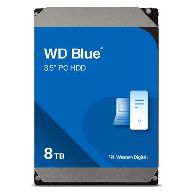WD HDD Blue WD80EAAZ - 8 TB - 3.5" - SATA 6 GB/s