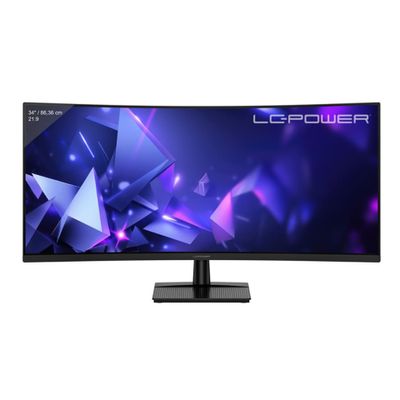 LC-Power Curved LED-Display LC-M34QC - 86.36 cm (34") - 3440 x 1440 UWQHD