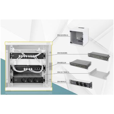 DIGITUS 10" Netzwerk-SET DN-10-SET-1
