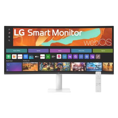 LG Curved LCD-Display Smart 34U601SA-W - 86.4 cm (34") - 3440 x 1440 UWQHD