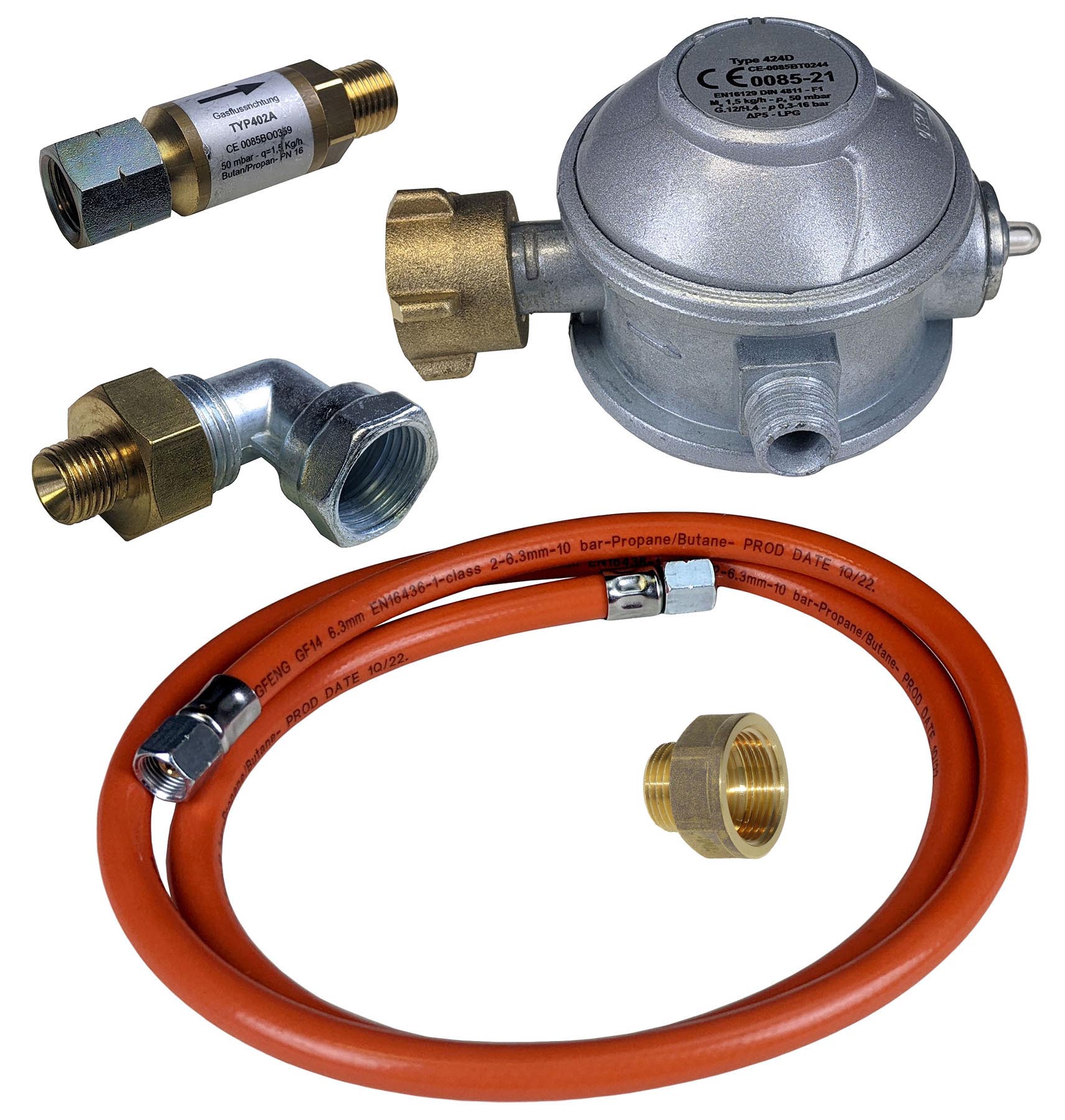 Anschluss-Set für Gas-Hockerkocher NGETL 5-50