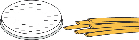 Pasta-Scheibe Ø 50 mm Tagliolini für Nudelmachine PF15E