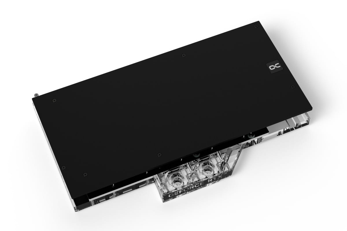 Eisblock Aurora Acryl RTX 4080 Suprim mit Backplate