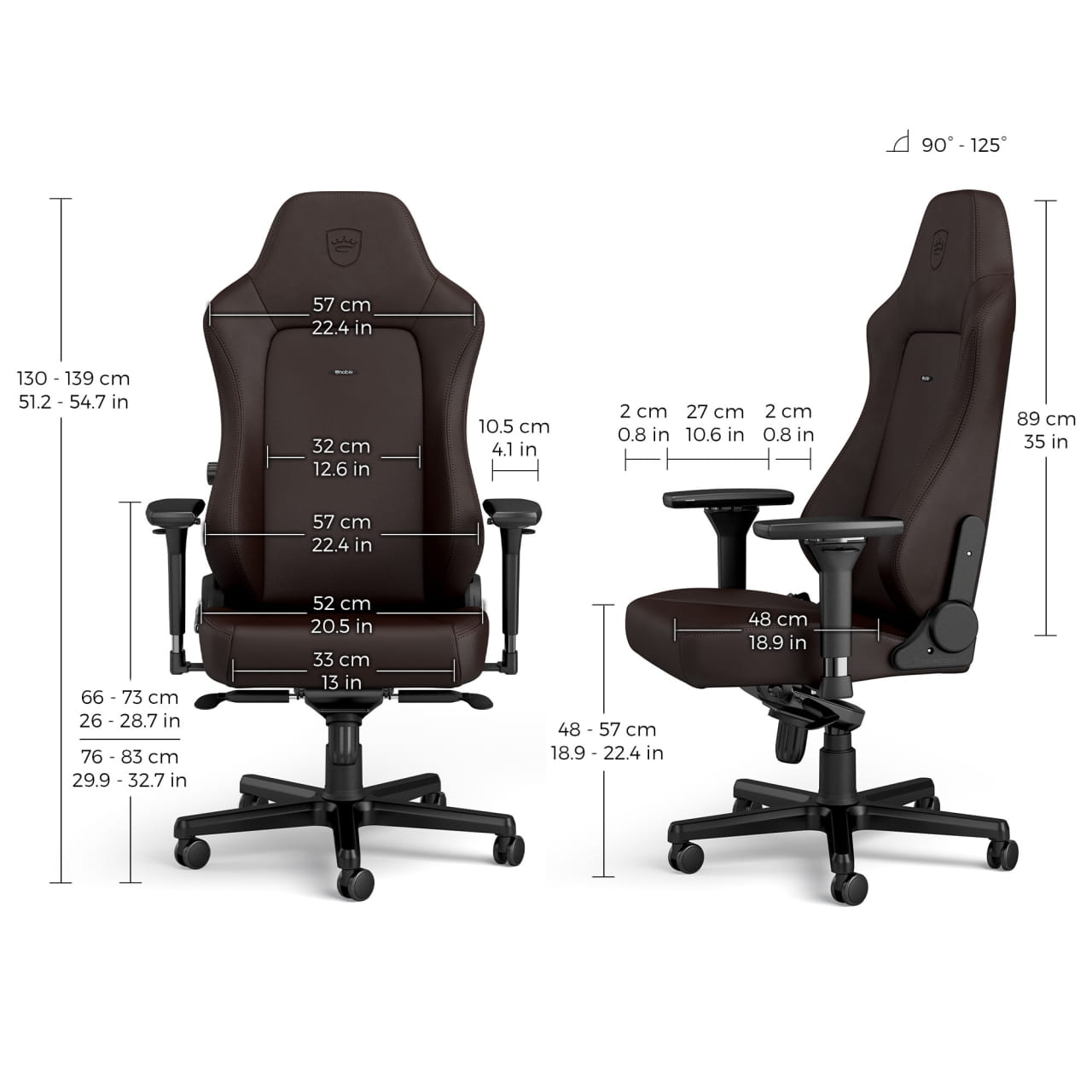 noblechairs HERO Gaming Stuhl - Java Edition