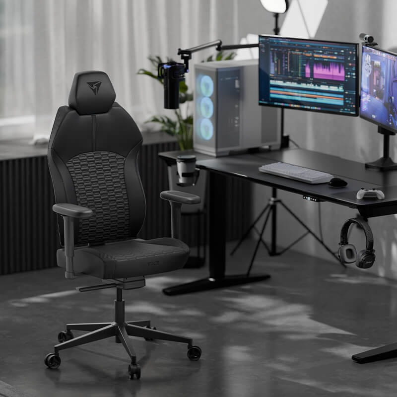 ThunderX3 SOLO 360 Ergonomischer Gaming-Stuhl - Racer, schwarz