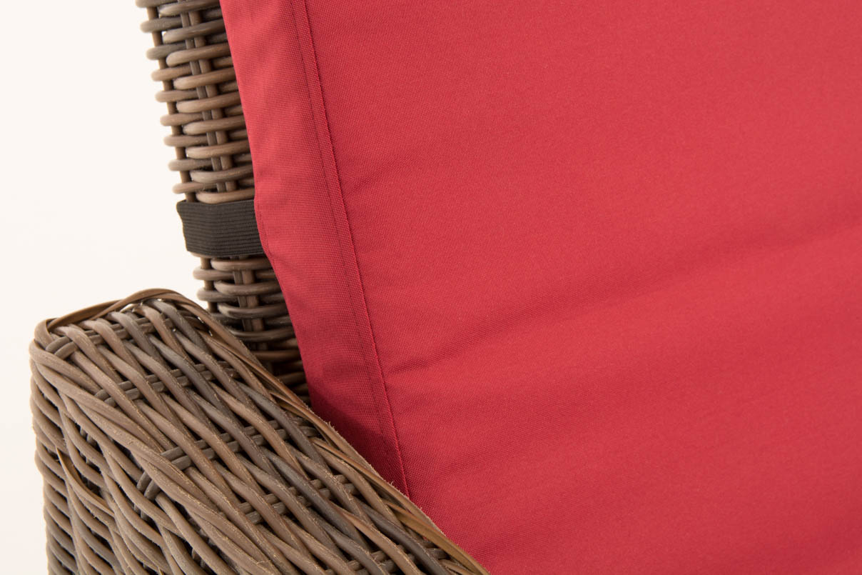 Sofa Ancona Rubinrot 5mm