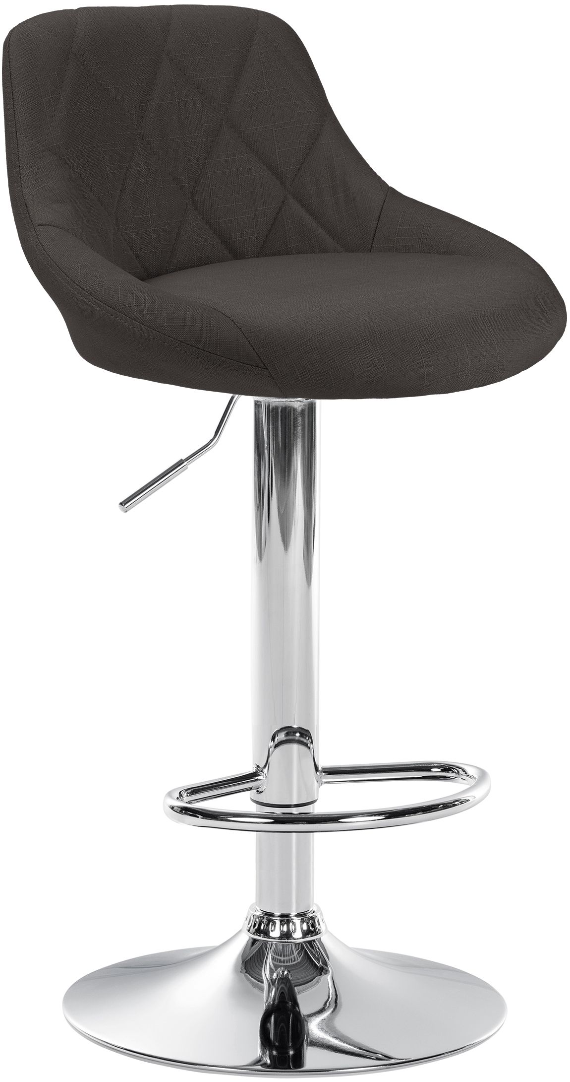 Barhocker Lazio Stoff chrom