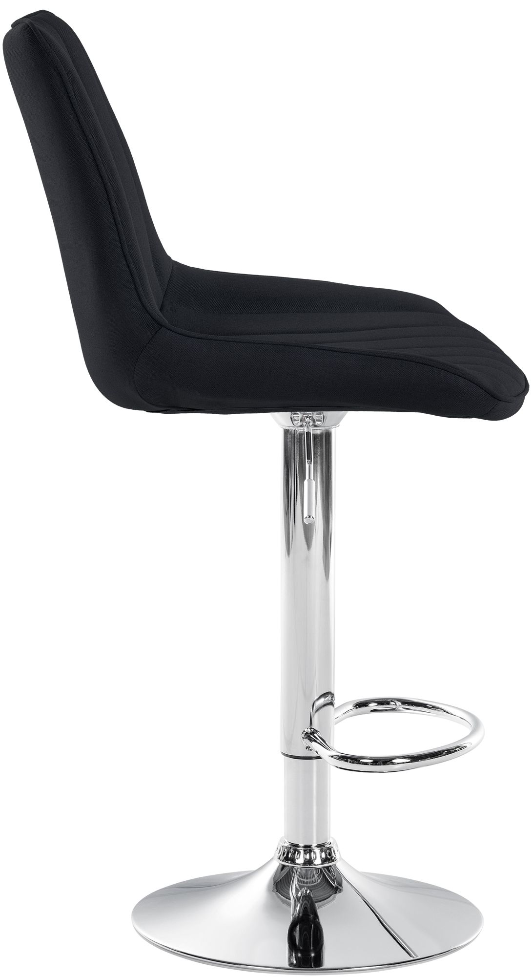 2er Set Barhocker Toni Stoff chrom
