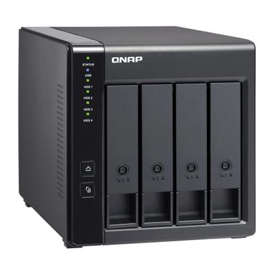 QNAP Speichergeh√§use TR-004 - 4x 2.5"/3.5" SATA HDDs/SSDs - USB-C 3.2 Gen 1