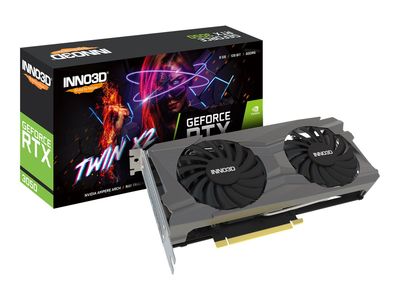 Inno3D Grafikkarte GeForce RTX 3050 TWIN X2 - 8 GB GDDR6
