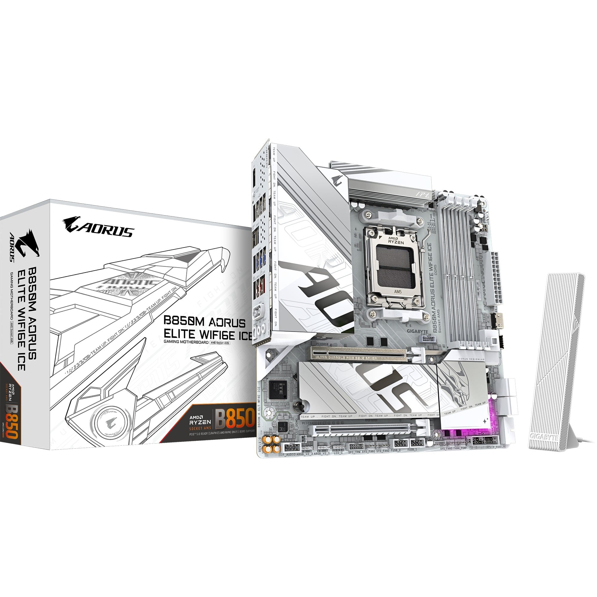 B850M AORUS ELITE WIFI6E ICE, Mainboard