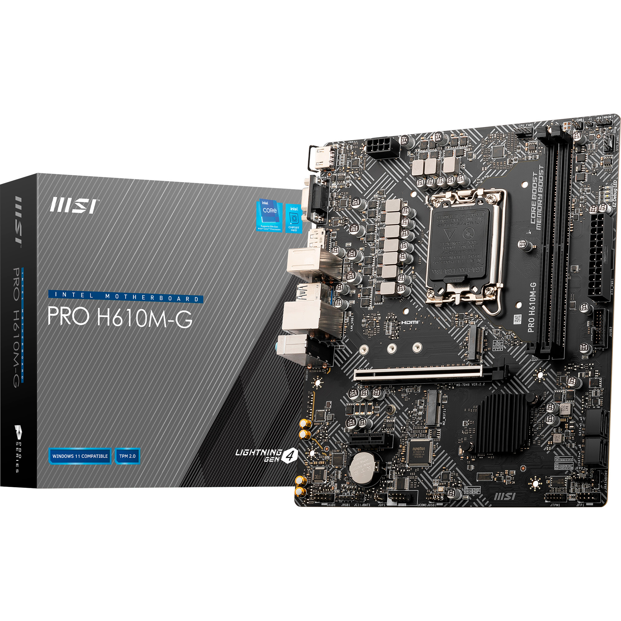 PRO H610M-G, Mainboard