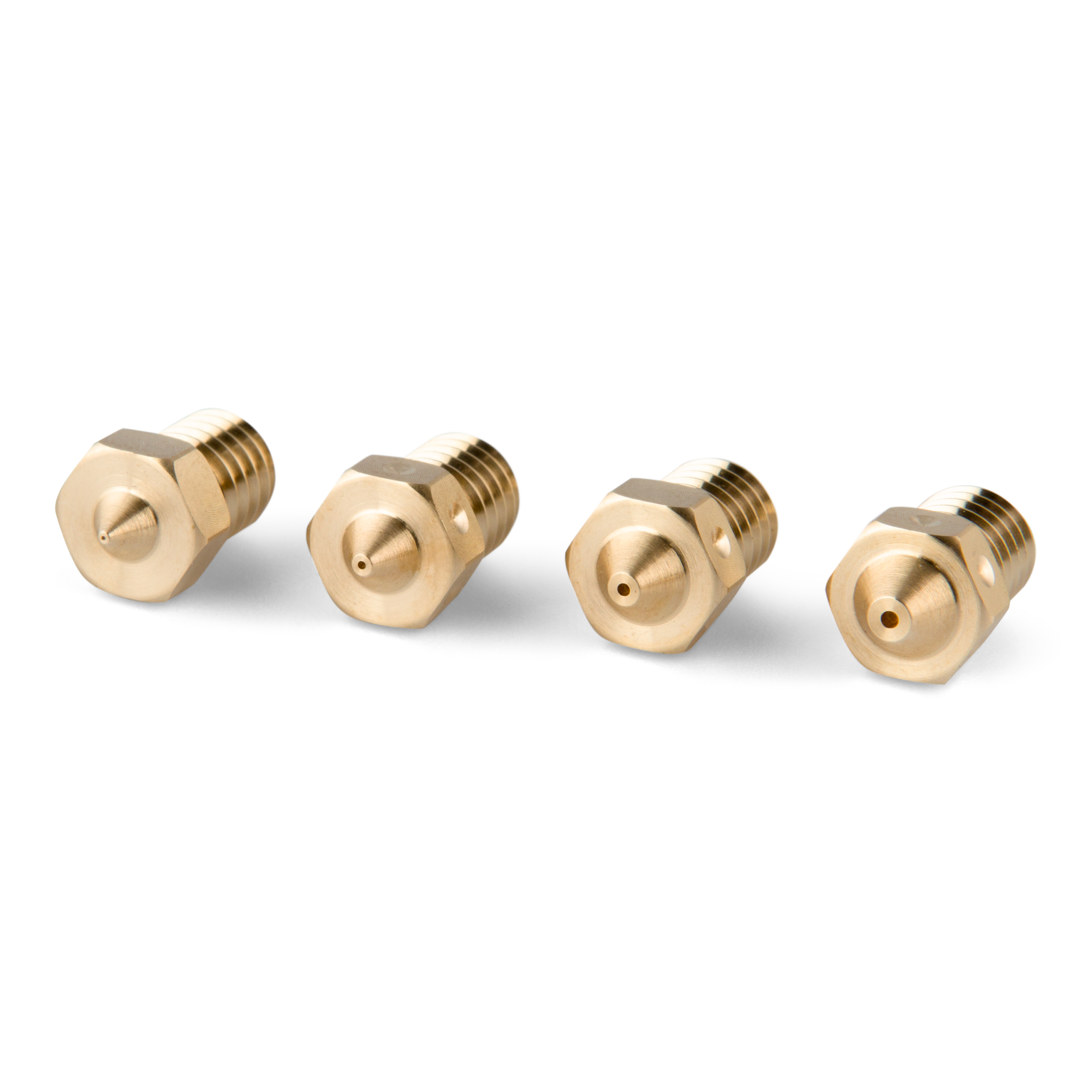 PrimaCreator P120 Mixed Size Brass Nozzle x 4 (5 pcs)