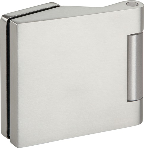 Glastürband 6315-20 Leichtmetall Edelstahlfarbig kantig für 3-teillig HERMAT