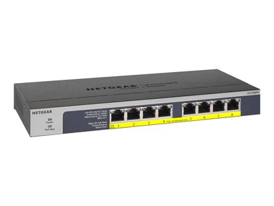 NETGEAR GS108PP - Switch - 8 Anschl√ºsse - an Rack montierbar