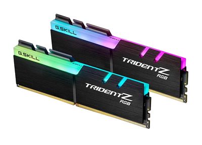 G.Skill RAM Trident Z RGB Series - 16 GB (2 x 8 GB Kit) - DDR4 3200 UDIMM CL16 - Schwarz/RGB