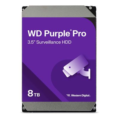 Western Digital Purple Pro Smart Video HDD 8TB Interne Festplatte 7200 RPM 3.5" SATA