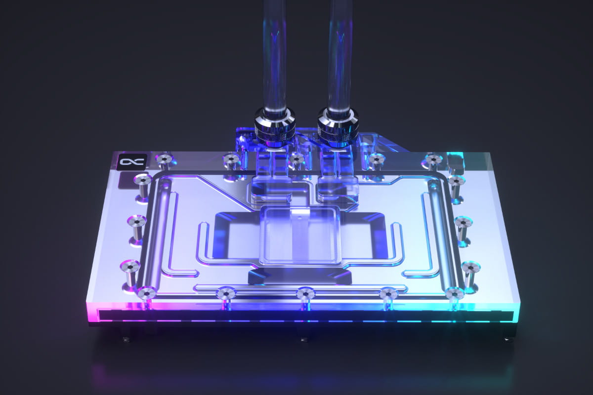 Eisblock Aurora Acryl GPX-N RTX 4080 Reference Design mit Backplate