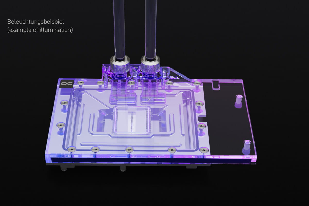 Eisblock Aurora RTX 4080 Founders Edition mit Backplate