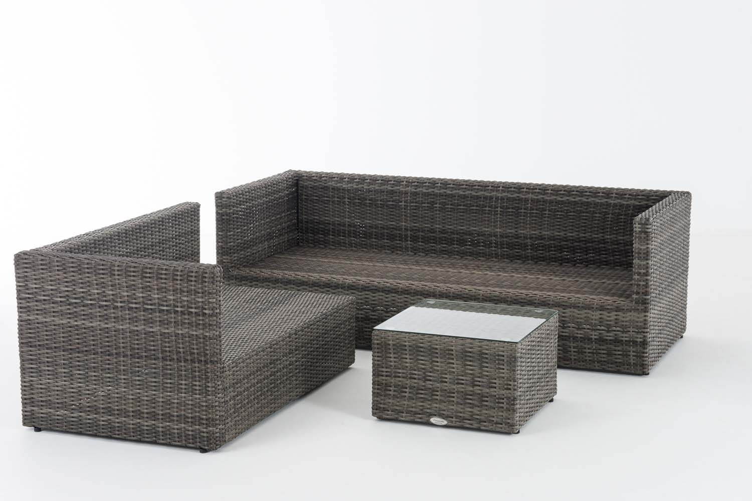 Ecksofa-Garnitur Liberi 5mm Anthrazit