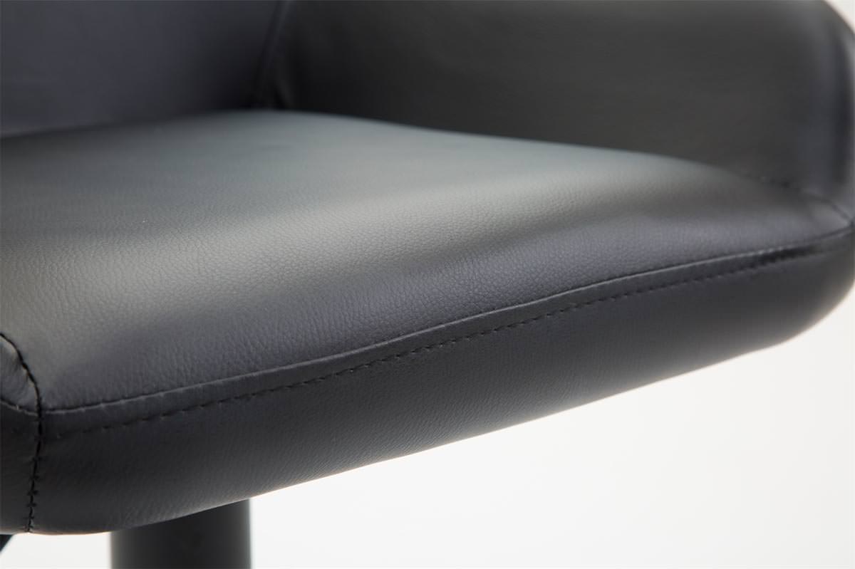 2er Set Barhocker Braga Kunstleder schwarz