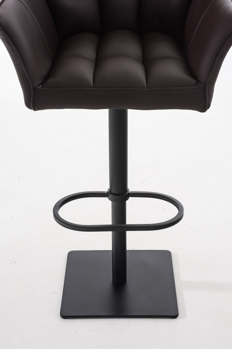 2er Set Barhocker Damaso Kunstleder schwarz