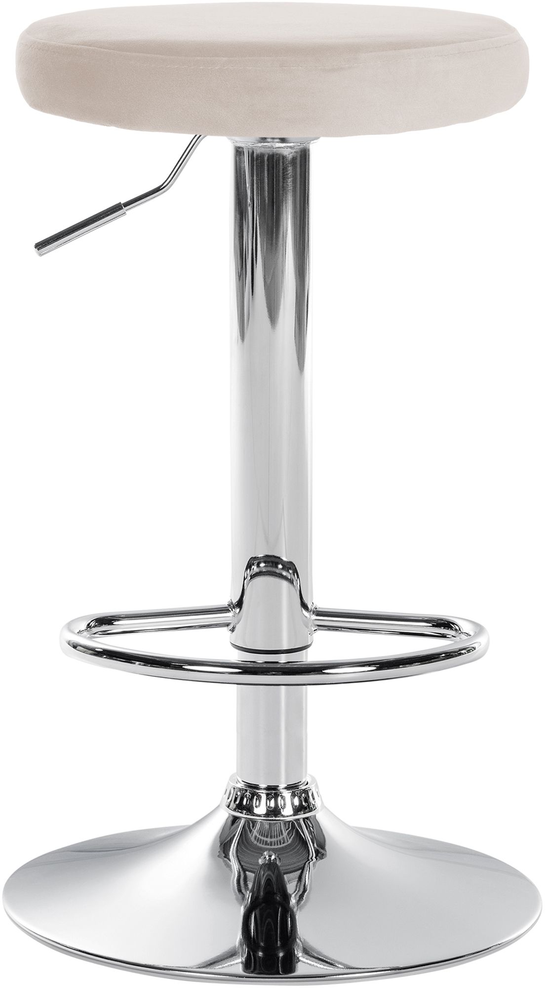 Barhocker Ponte Samt chrom