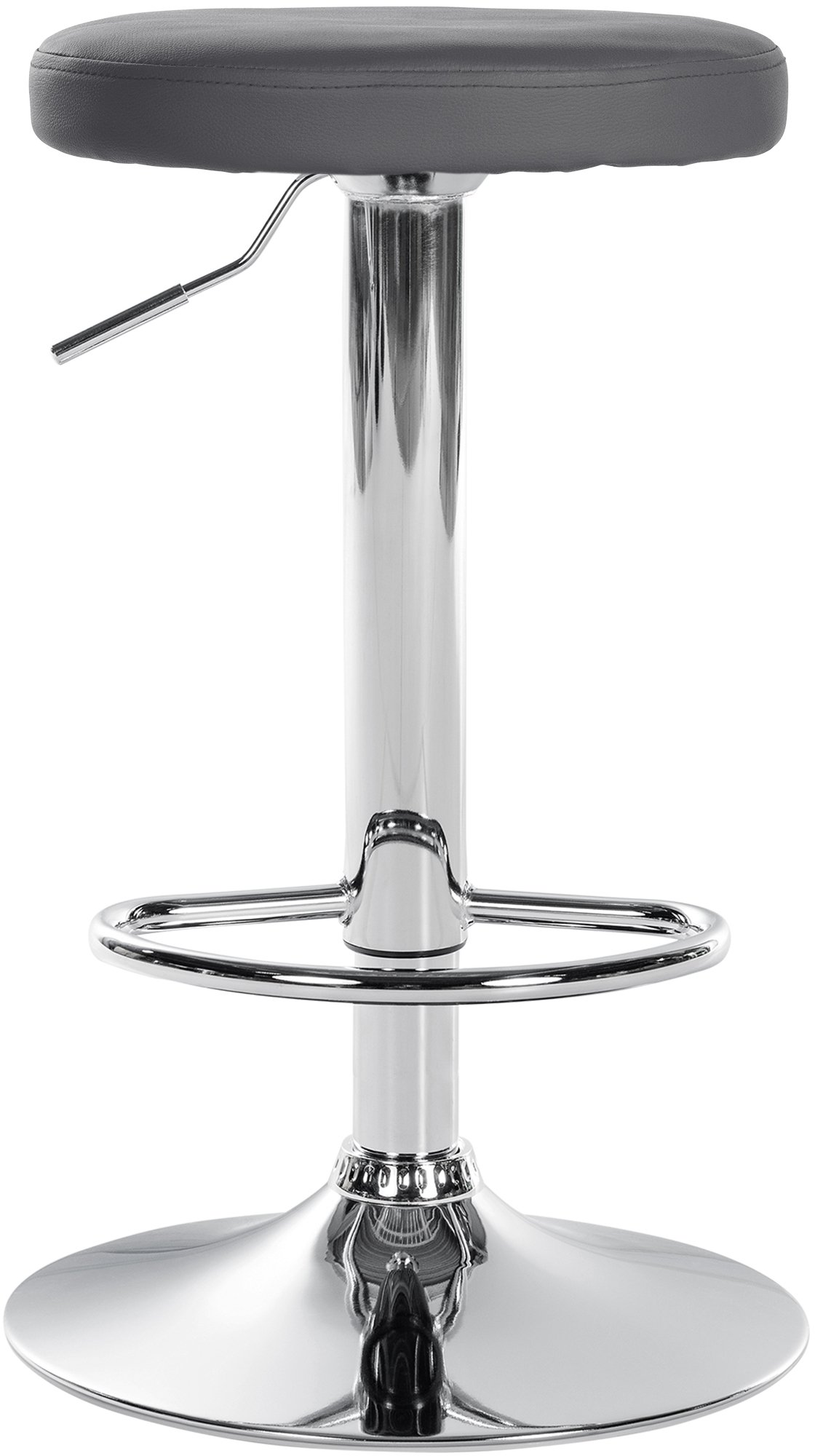 2er Set Barhocker Ponte Kunstleder chrom