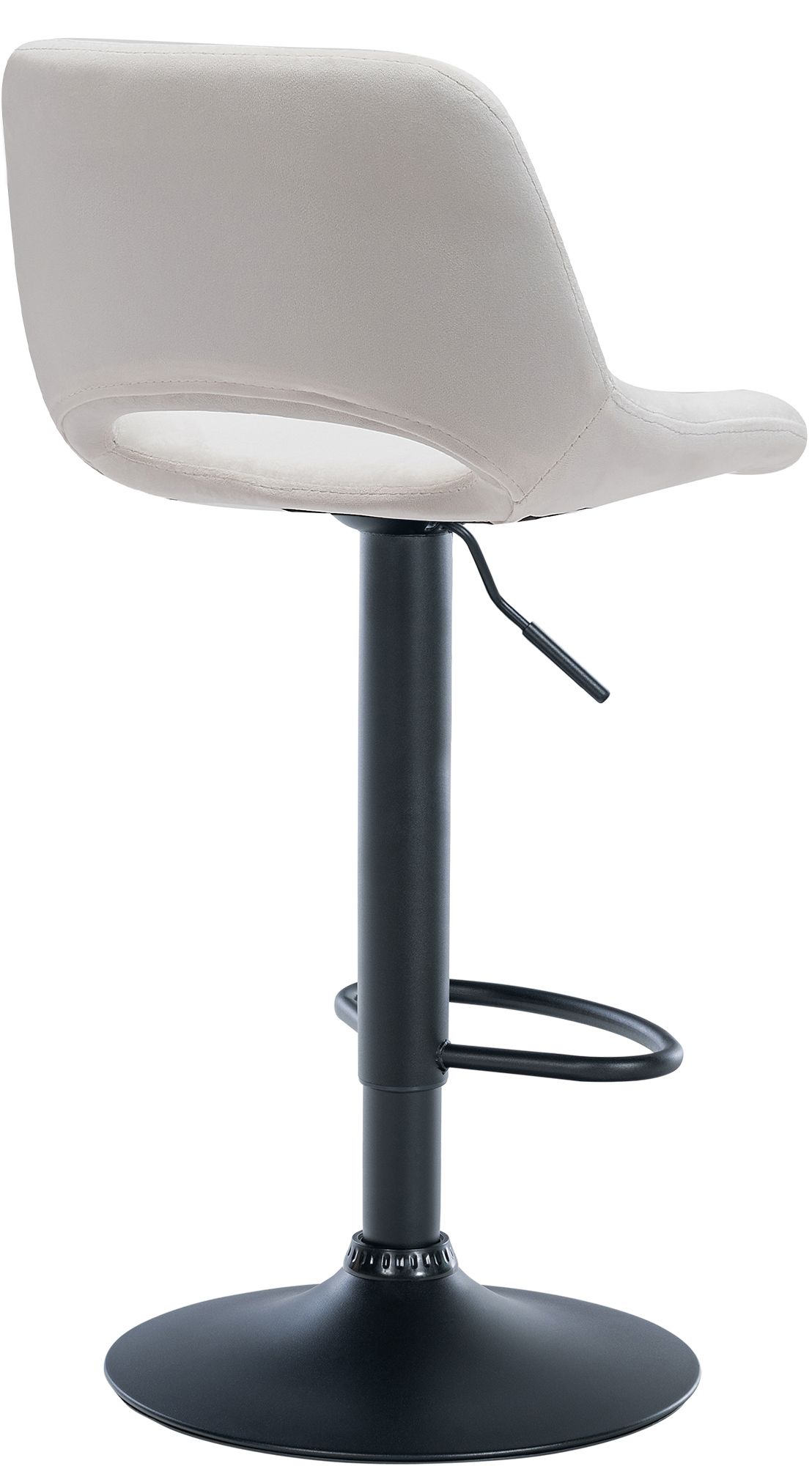 2er Set Barhocker Camden Samt schwarz