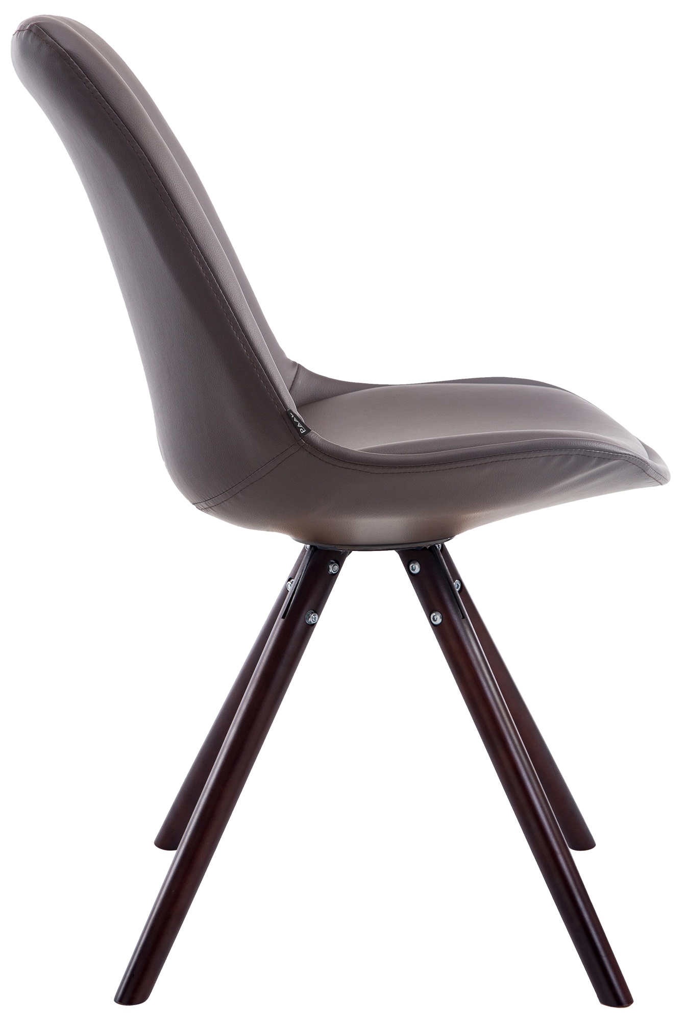 Besucherstuhl Laval Cappuccino Rund