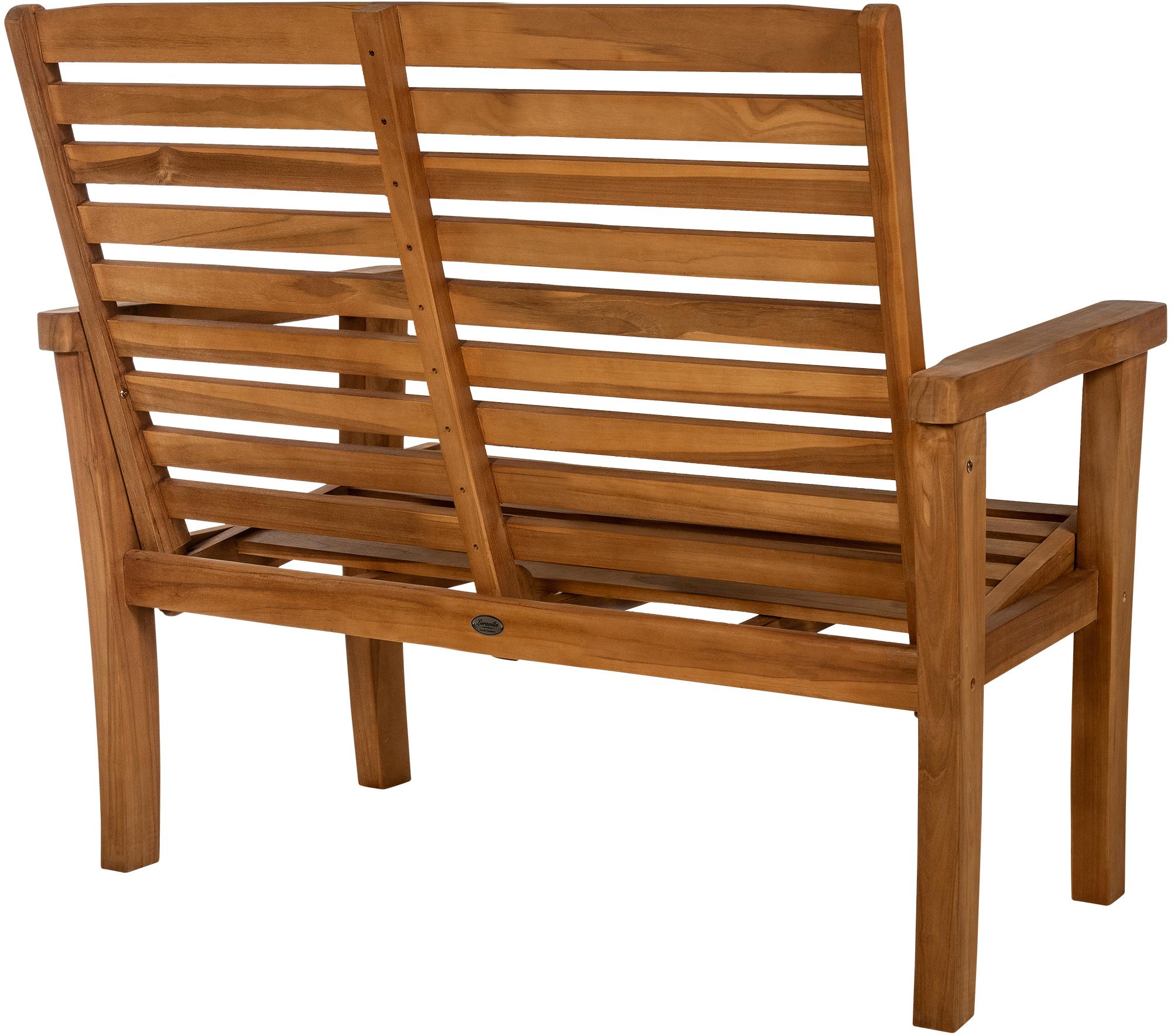 Reclining Teakbank Nicosia 120 cm