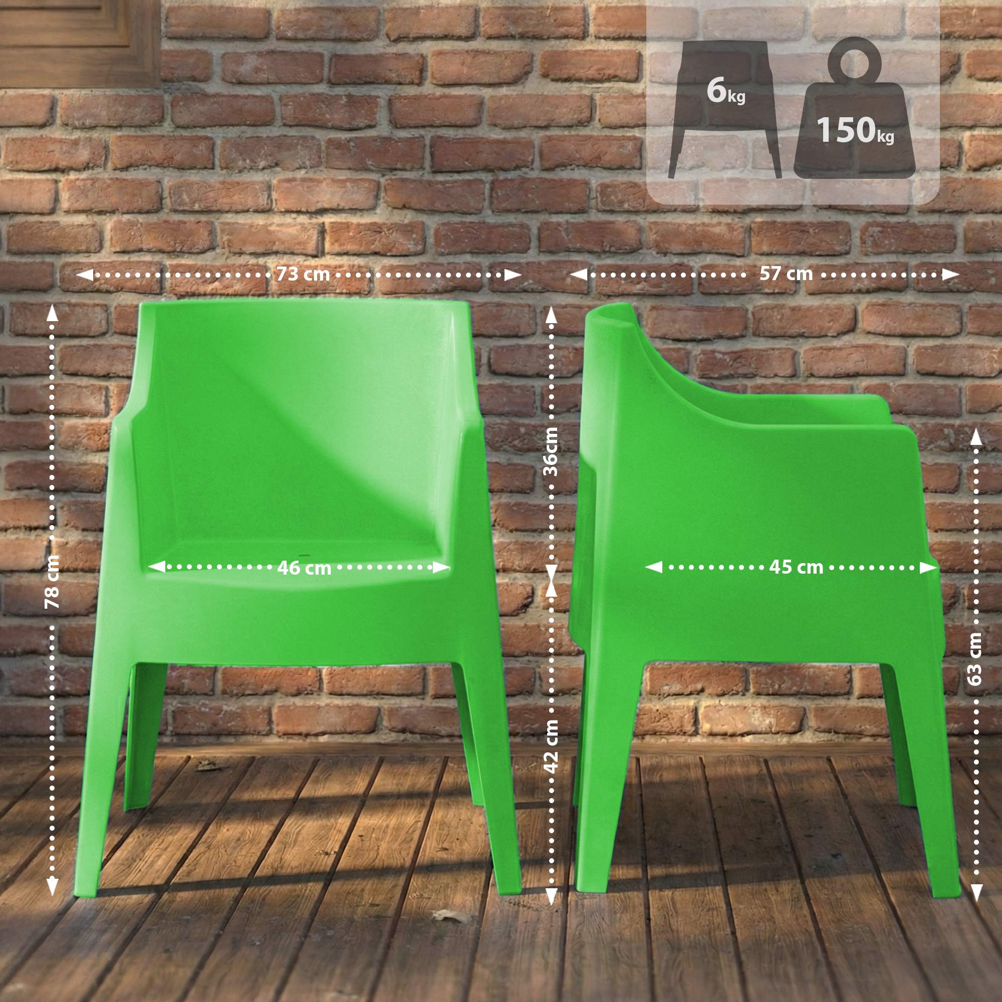 6er Set Stühle Bartal