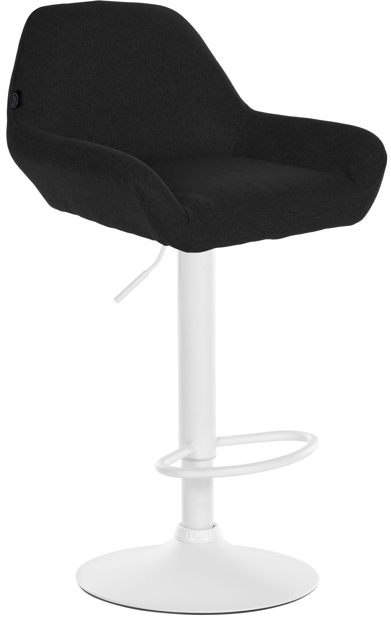 Barhocker Braga Stoff weiß