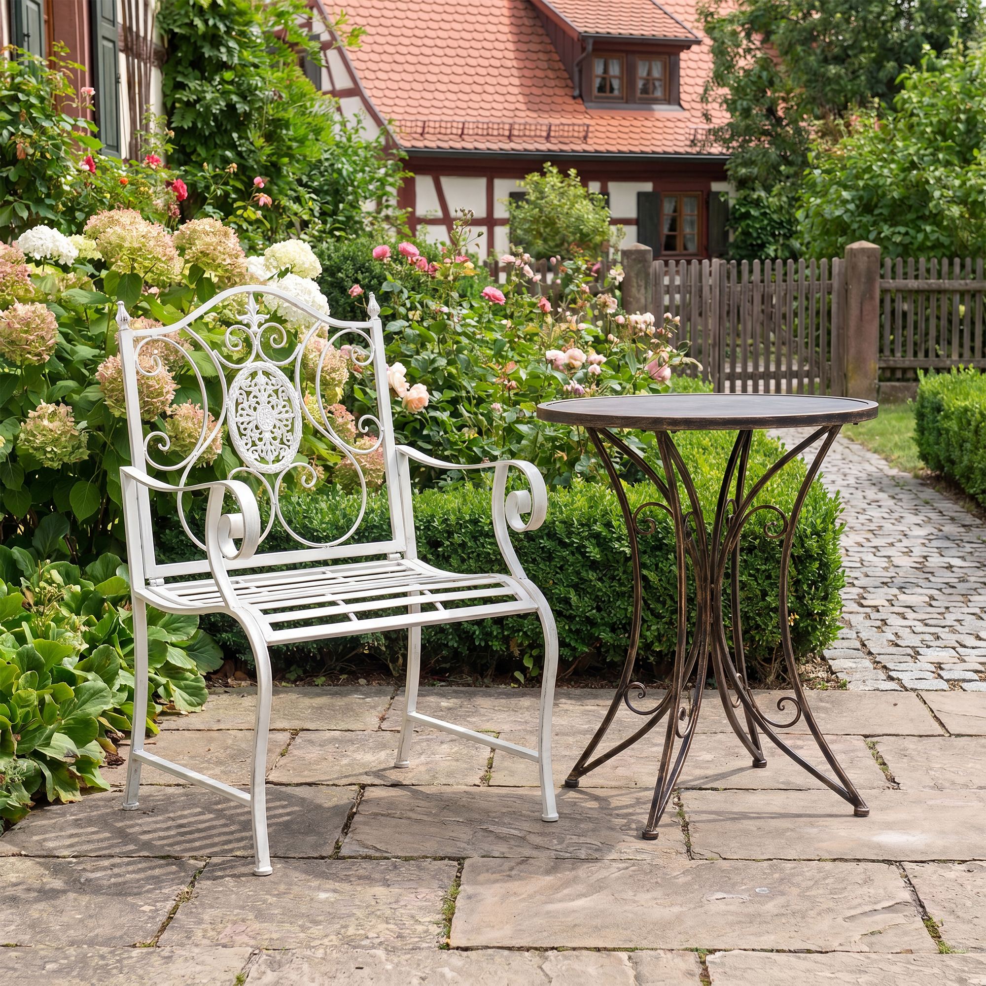 2er Set Gartenstühle Punjab