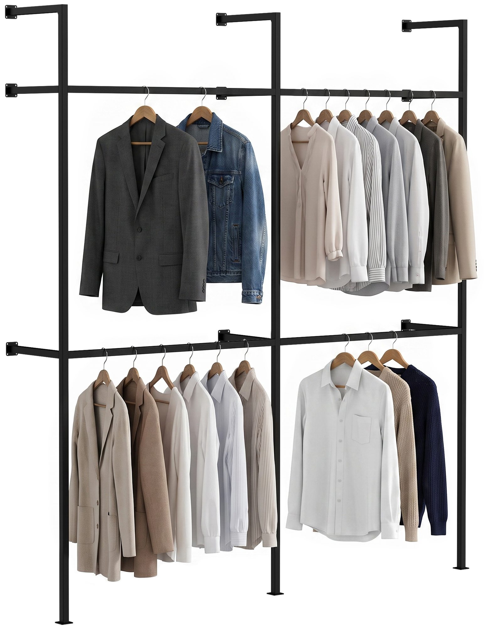 Wandgarderobe Arundel 196x35x220 cm