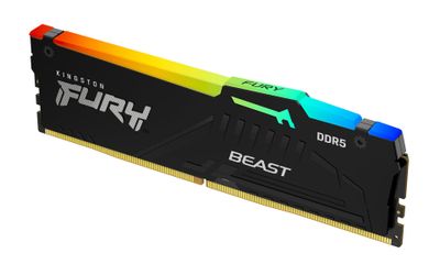 Kingston RAM FURY Beast RGB EX - 16 GB - DDR5 6000 UDIMM CL36