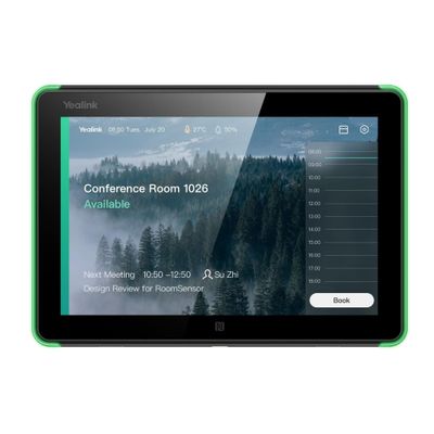 Yealink Touchscreen Planungspanel f√ºr Besprechungsr√§ume RoomPanel Plus E2 -  25.6 cm (10.1") - 1280 x 800 WXGA