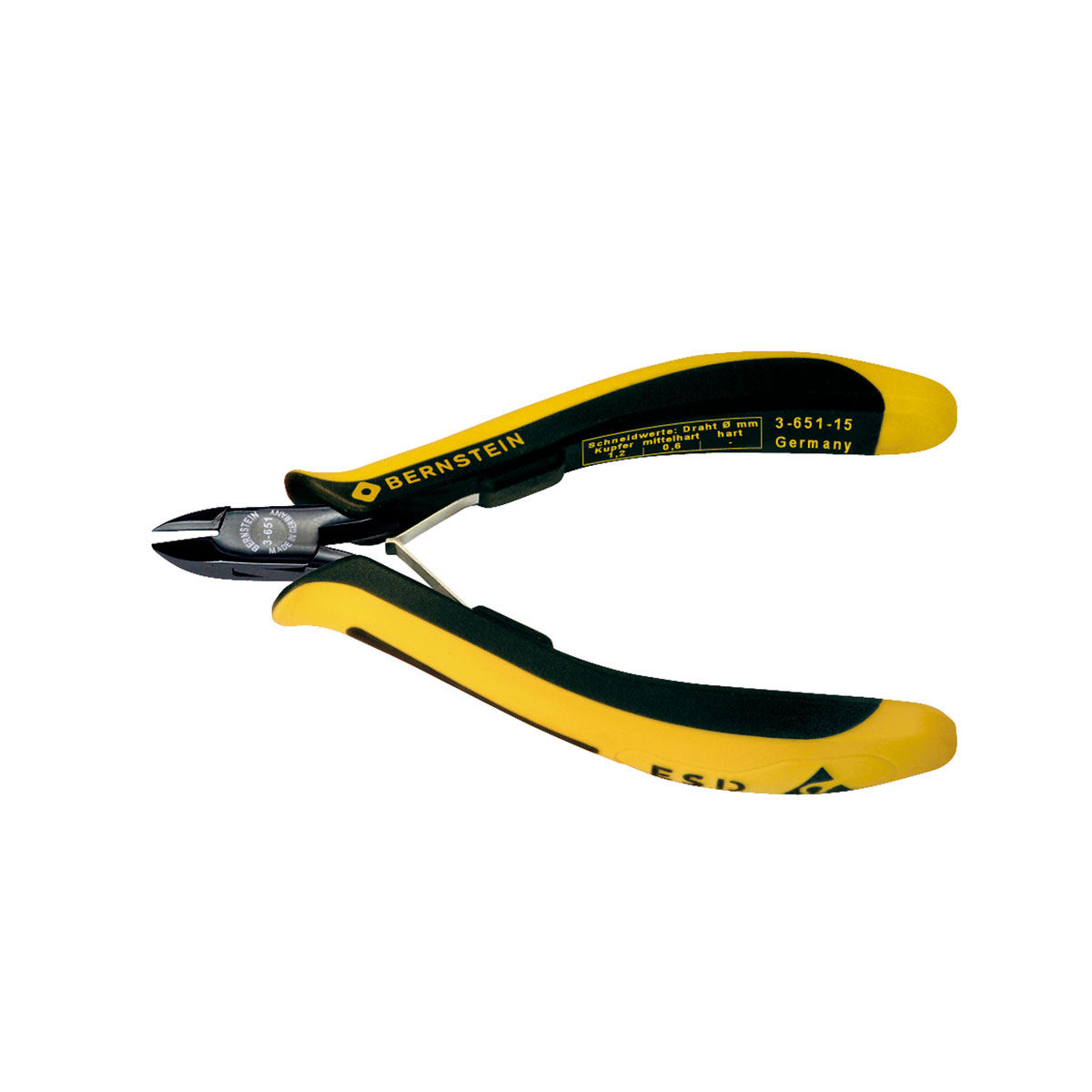 ESD Mini-Seitenschneider EUROline ableitfähig 120 mm Mini-Wate