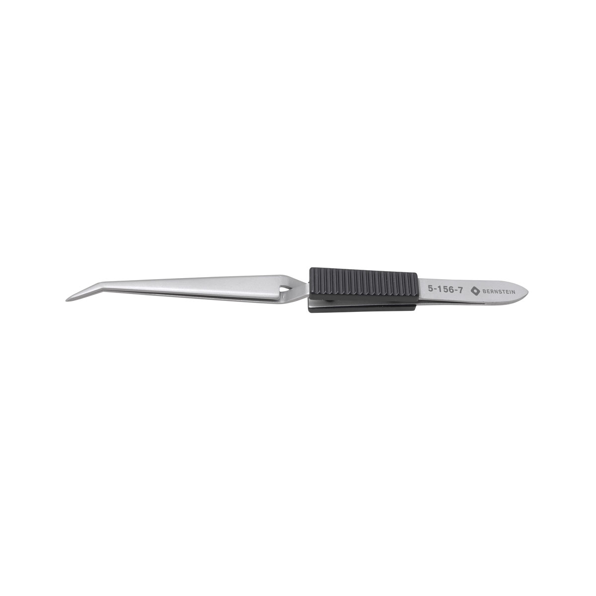 Löt-Kreuzpinzette 160mm Form R29b Edelstahl Kunststoff Griff