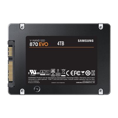 Samsung SSD 870 EVO - 4 TB - 2.5" - SATA 6 GB/s