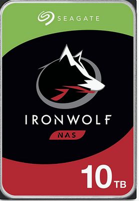 Seagate Hard Drive IronWolf - 10 TB - 3.5" - SATA 6 GB/s
