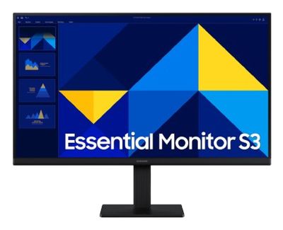Samsung Monitor Essential S3 S30GD LS24D304GAUXEN - 60 cm (24") - 1920 x 1080 Full HD