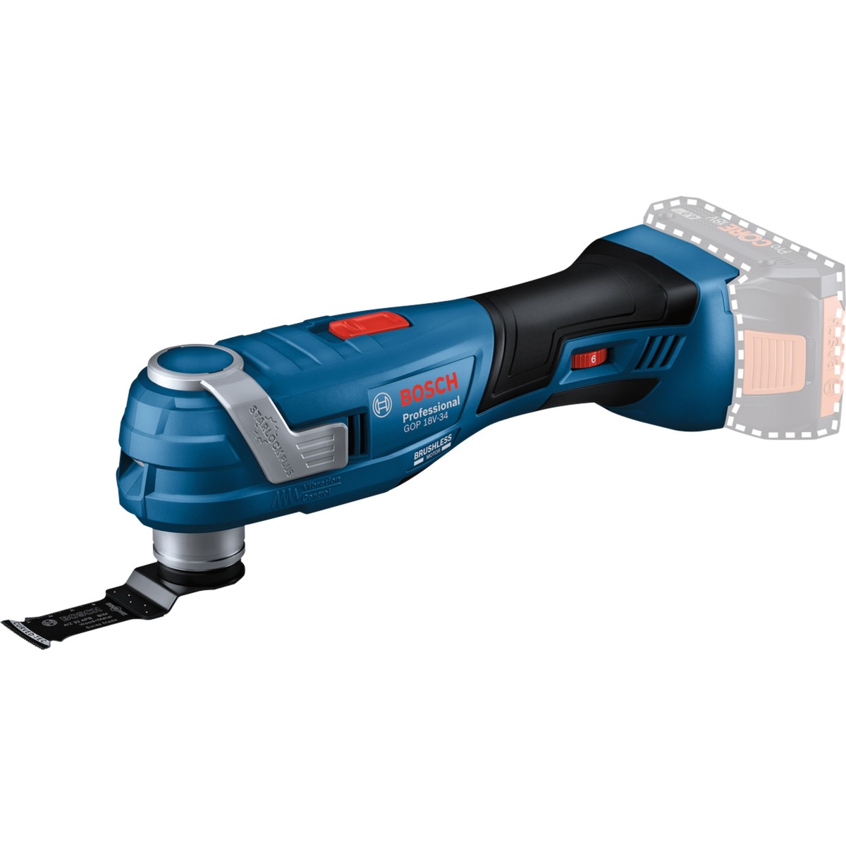 Akku-Multi-Cutter GOP 18V-34 Solo Professional, 18Volt, Multifunktions-Werkzeug