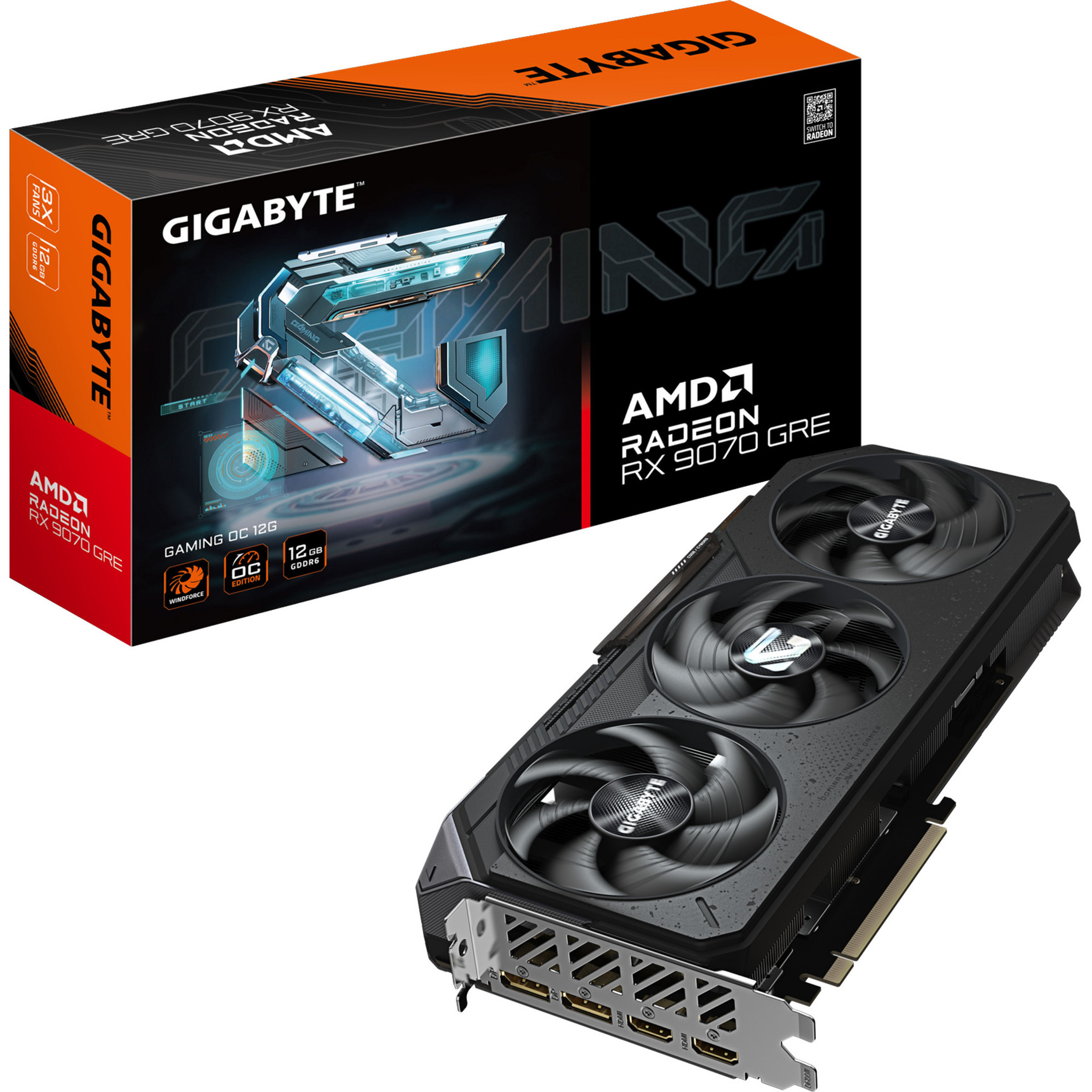 Radeon RX 9070 GRE GAMING OC, Grafikkarte