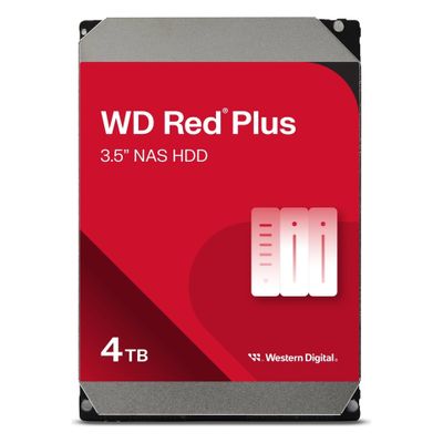 WD HDD RED Plus WD40EFZZ - 4 TB - 3.5" - SATA 6 GB/s