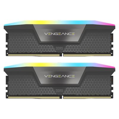 Corsair RAM Vengeance RGB - 32 GB (2 x 16 GB Kit) - DDR5 6000 UDIMM CL30