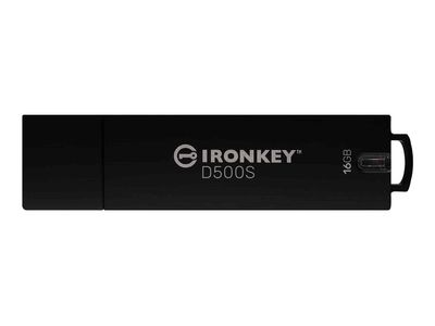 Kingston IronKey D500S - USB-Flash-Laufwerk - 16 GB - TAA-konform